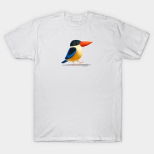 Black Capped Kingfisher T-Shirt